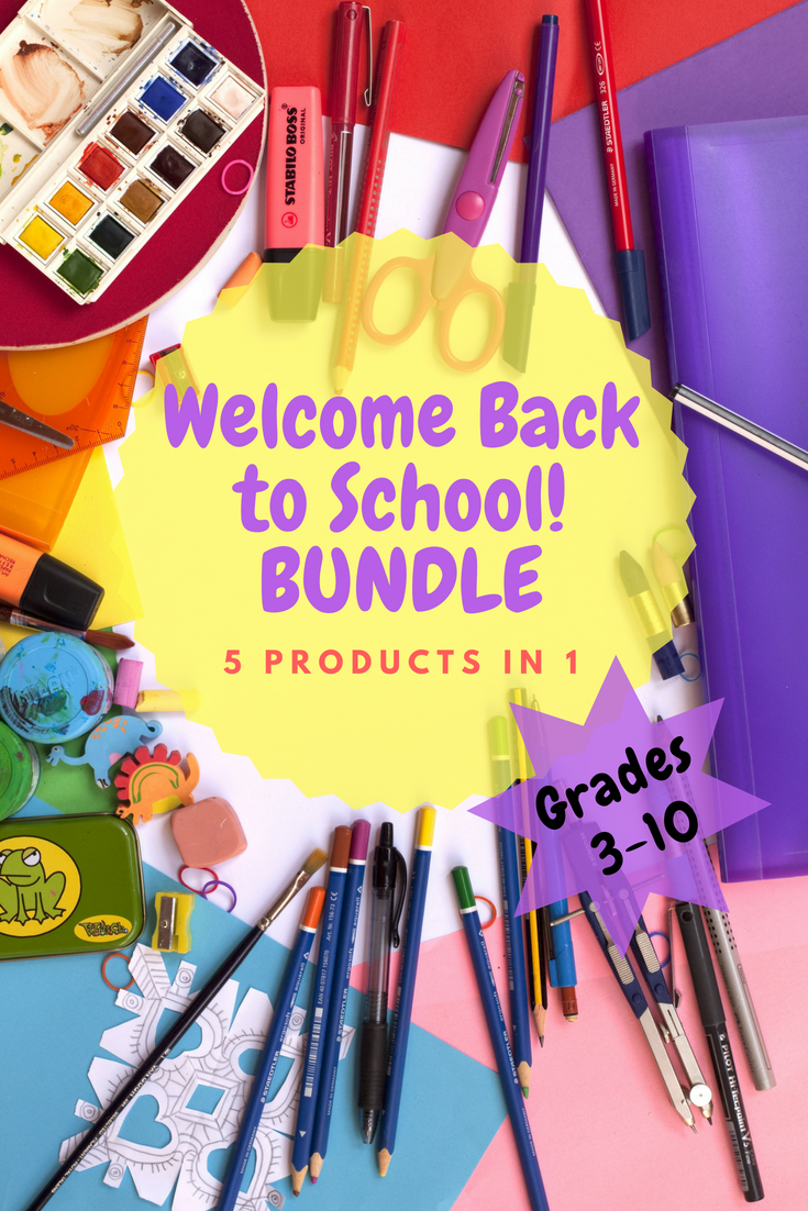 Welcome Back to School!BUNDLE